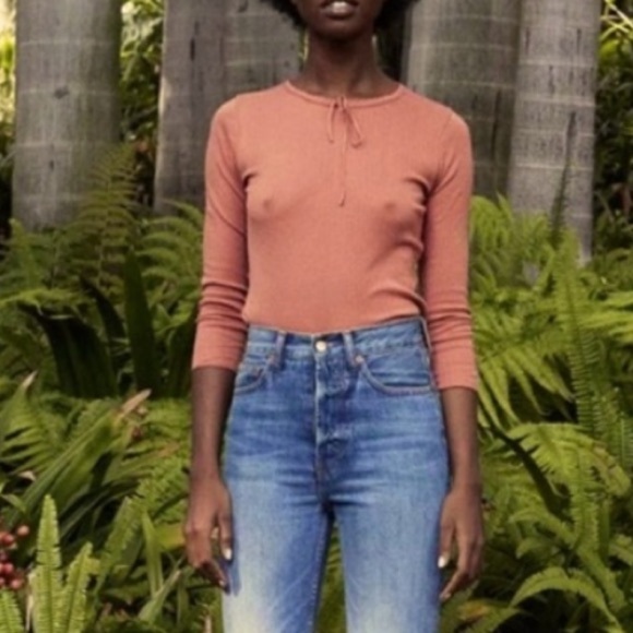 Doen 100% cotton Annie Tee in Bruschetta - Picture 1 of 9